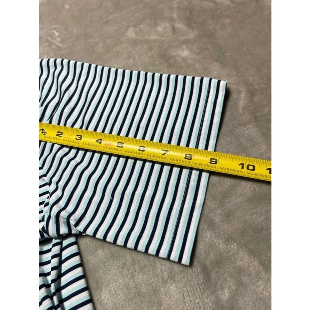 RLX Ralph Lauren Polo Shirt Men XL Stripe Golf Performance Outdoor Casual